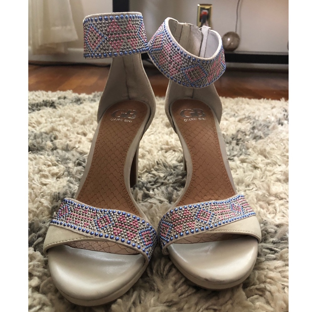 EUC Gianni Bini Multi Color Shoes - Used Once!